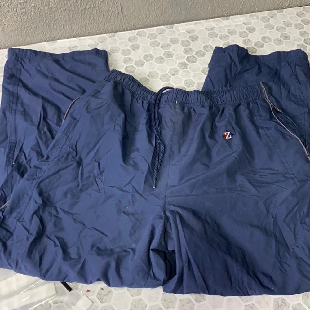 Jerzees Large Navy Blue Swishy Sweatpants